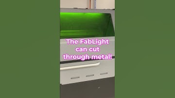 It can cut through metal! The FabLight fiber laser cutter in the Hive Makerspace at Georgia Tech