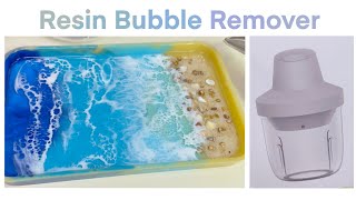 Resin Seascape tray- Resiners/Resin Bubble Removal Machine- DIY
