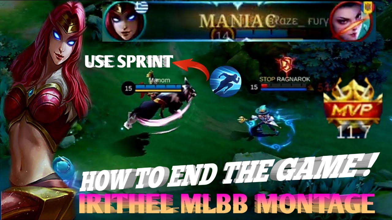 Official Irithel Mlbb Montage By Manom | How To End The Battle With Irithel Damage In Mlbb