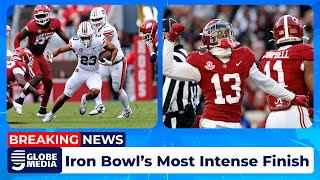 Alabama vs Auburn | A Historic Iron Bowl Clash That Shook College Football | Globe Media