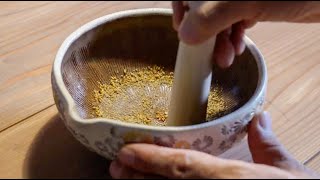 Making "Suribachi" Seasoning Mortar - Mishima Pottery Technique