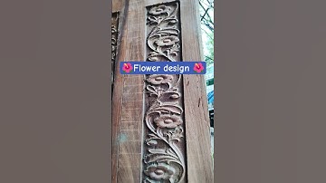 🌺🫣3D carving flower design 🌺 with cnc router machine 😱 greatest look #youtubeshorts #shorts