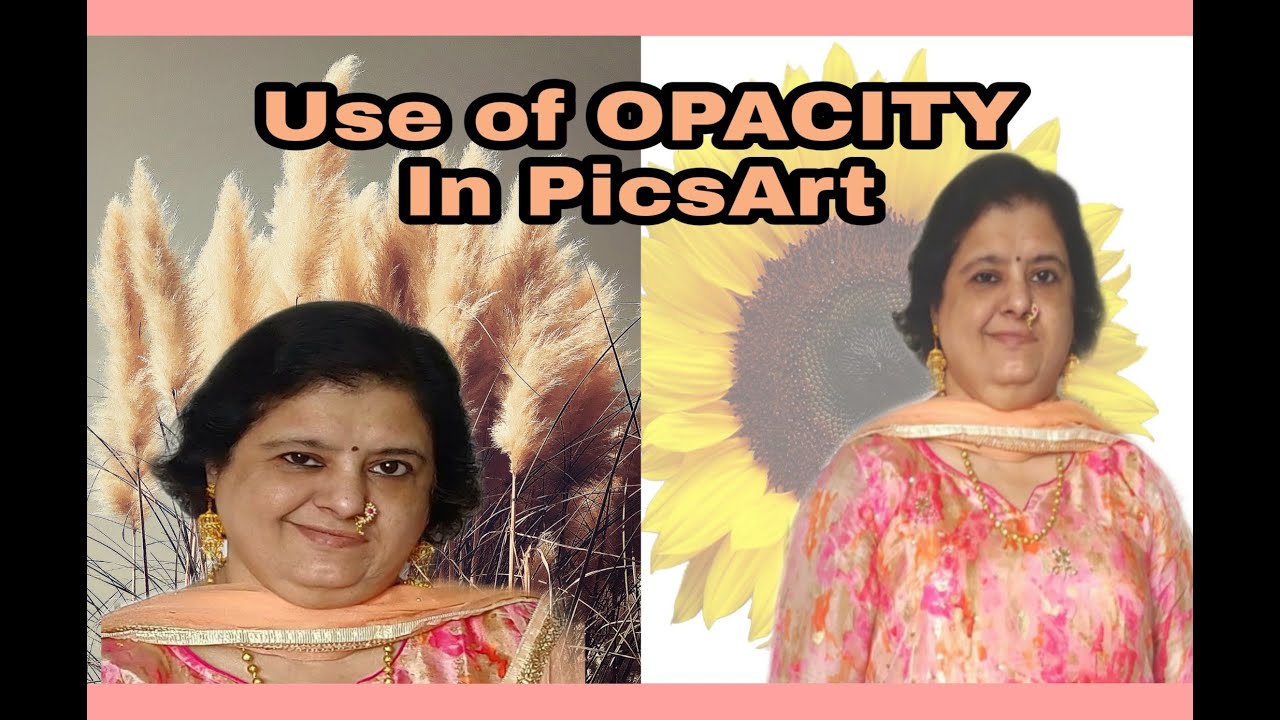 Transparent Pic with OPAQUE option in PicsArt Transparent Pic with OPAQUE option in PicsArt