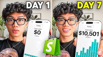 I Tried Building a $1,000,000 Dropshipping Store in 7 Days
