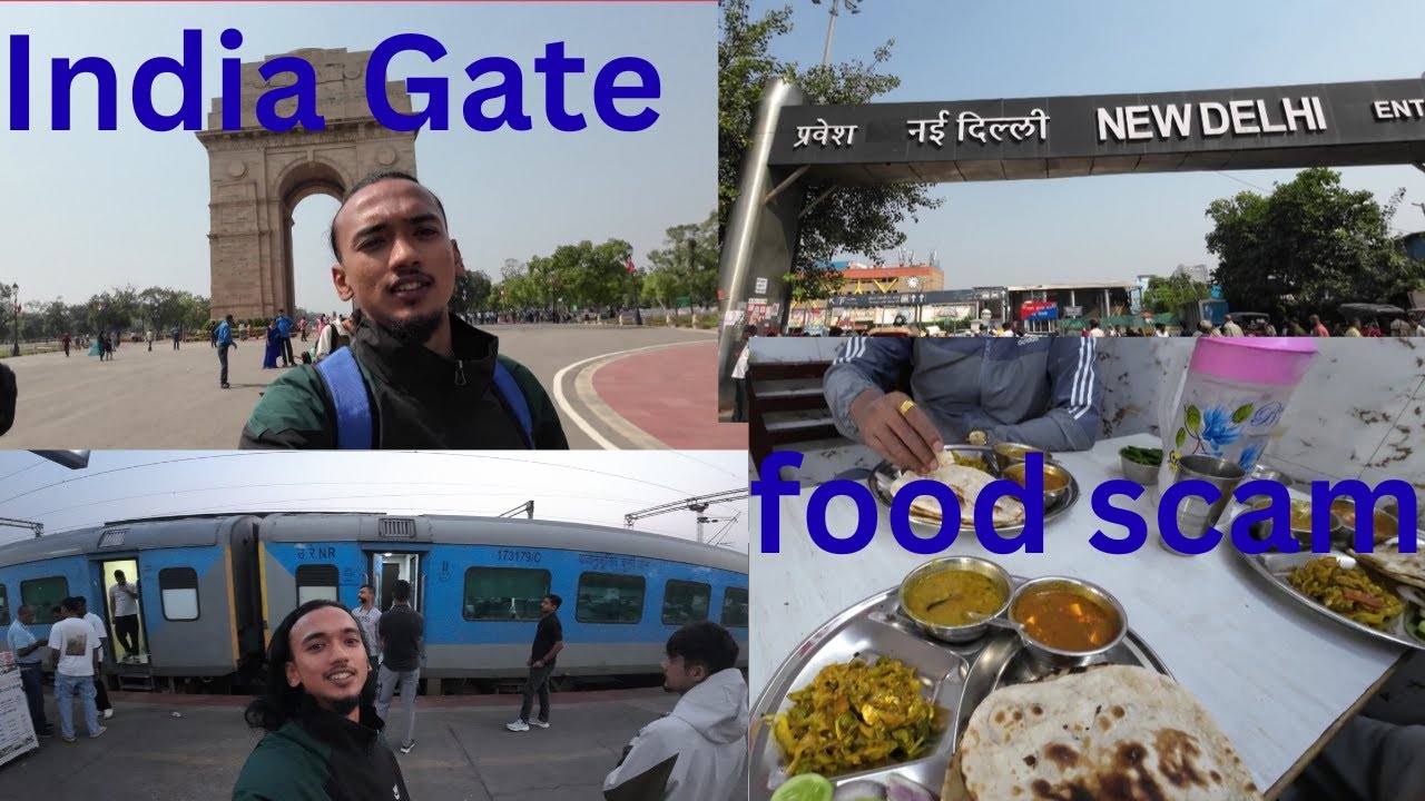 India Gate ghumna gaiyo ll Food scam in New Delhi 