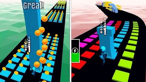 STACK COLORS! Gameplay All Levels Walkthrough iOS, Android New 3d Stack Colours Game Level 14-15