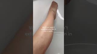 Anybody else guilty#skincare #myglow2 #exfoliate #silkexfoliatingglove #beauty #deadskin #faketan #s