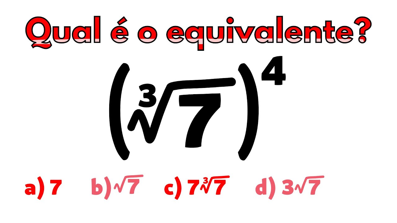 Como Simplificar? - Raiz de Potências - Matemática