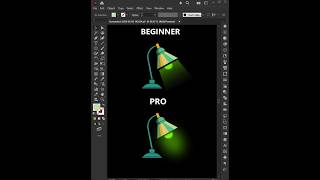 Adobe Illustrator Tutorial 2026 🆕 How to Create Light Effect #illustration #tutorial #adobe #shorts