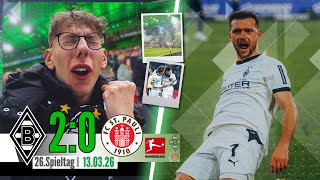 Gladbach vs. St.Pauli StadionVlog🔥Stöger mit Traumfreistoß zum wichtigen Heimsieg⚽️❤️‍🔥
