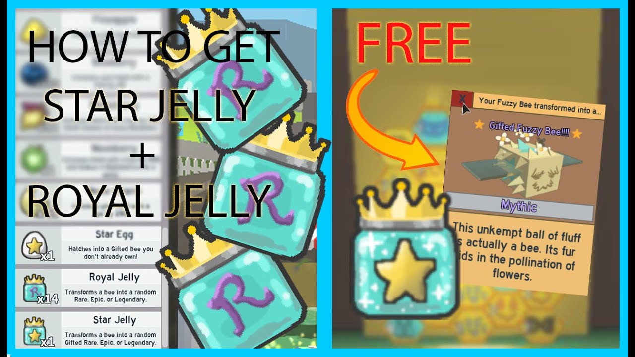 how-to-get-free-star-jelly-and-royal-jelly-on-bee-swarm-simulator-youtube