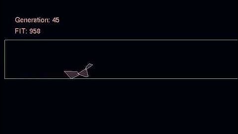 Evolving to walk (Genetic algorithm)