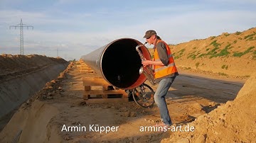 Special saxophone sound from the pipeline - WORKERS SONG | Armin Küpper