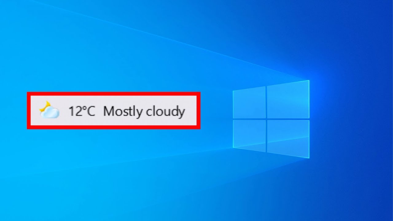 How To Turn Off Windows News And Interests - Turn Off Temperature