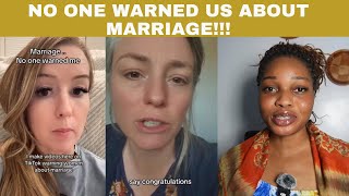 WHY DIDN’T ANYONE WARN US ABOUT MARRIAGE!!!