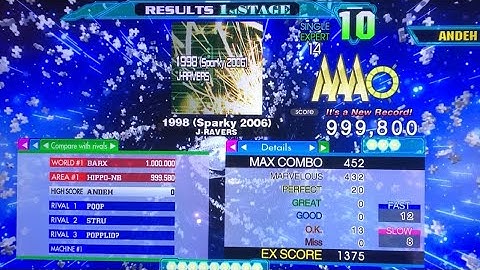 [DDR A20+] 1998 (Sparky 2006) (ESP-14) 999,800 PFC