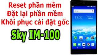 How to factory reset and restore the Sky IM-100 screenshot 5