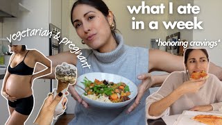 a week of *realistic* meals (vegetarian & pregnant) VLOG