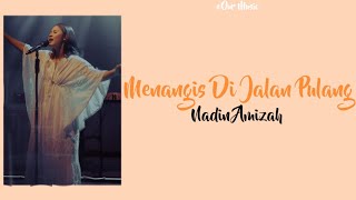 Nadin Amizah - Menangis Di Jalan Pulang (Lirik)