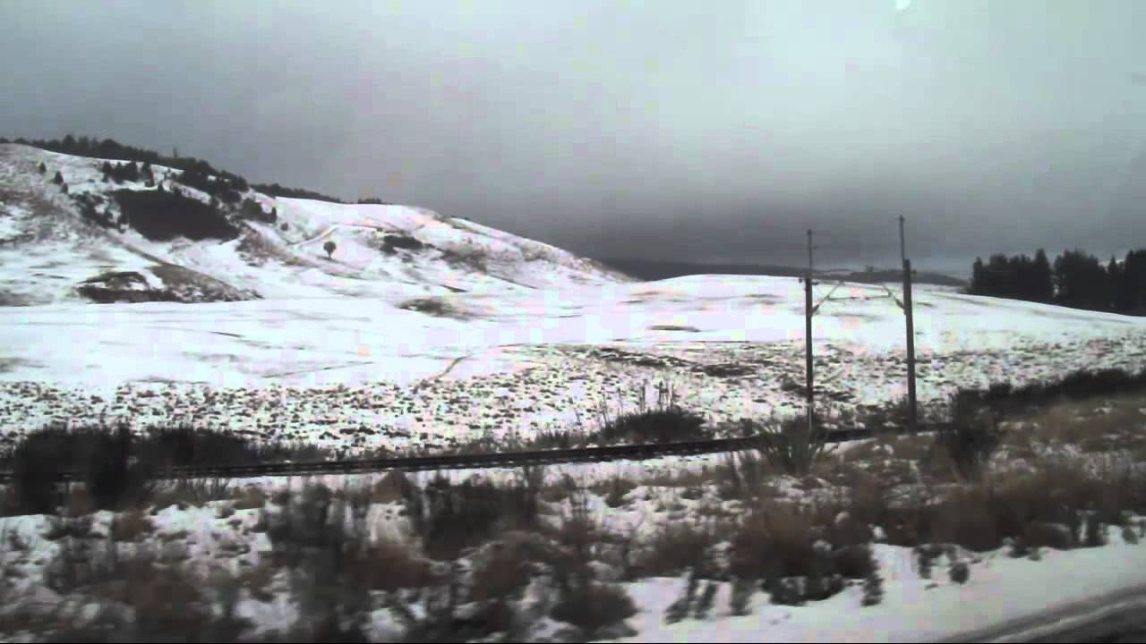 Snow on Desert Road - July 2011