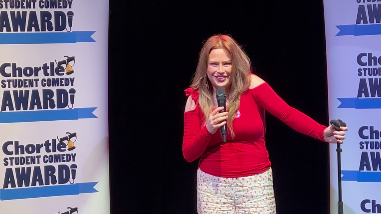 Mia Lewis at the Salford heat of the Chortle Student Comedy Award 2024
