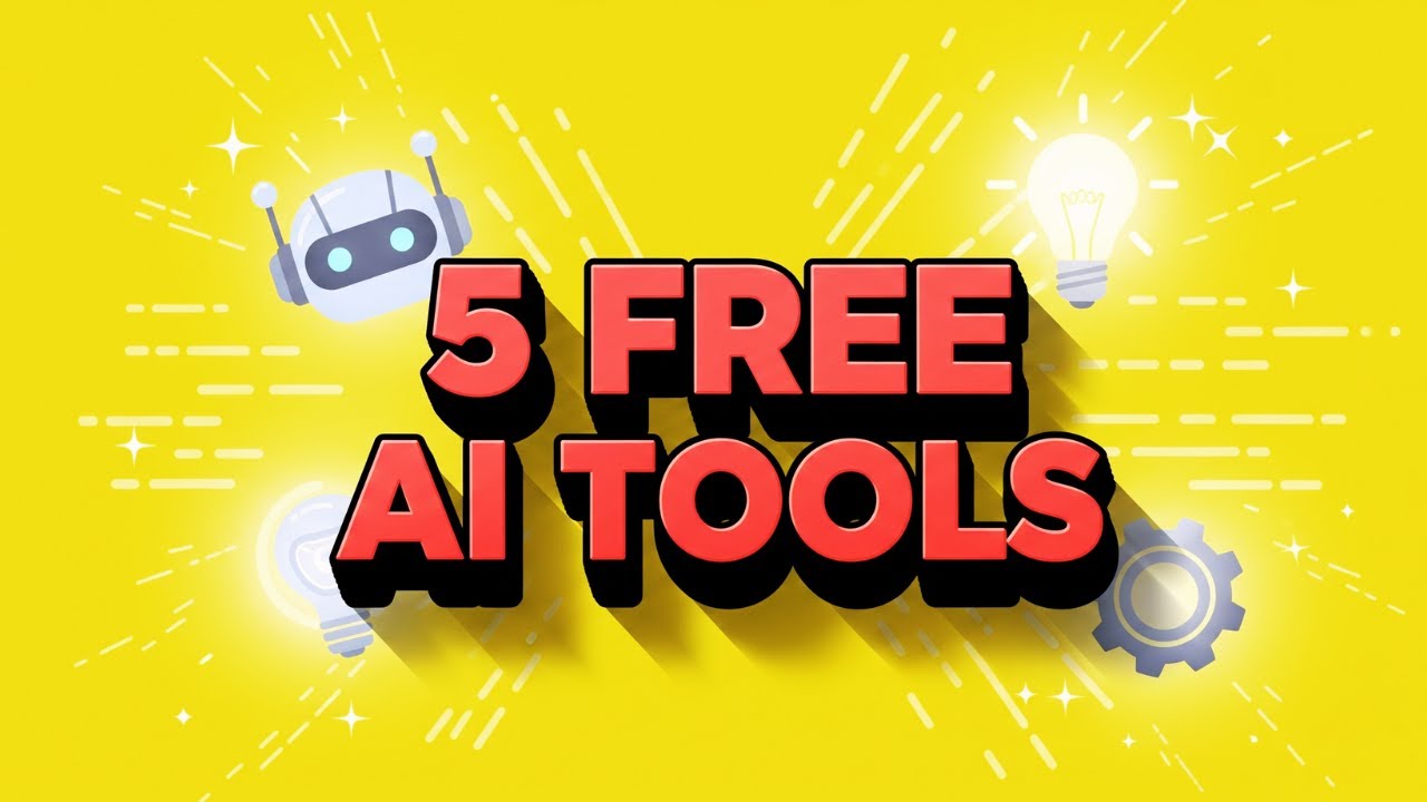 5 FREE AI Tools That Will Change How You Work - YouTube