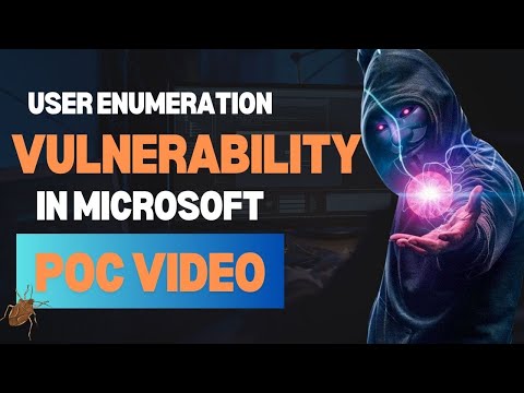 User Enumeration Vulnerability in Microsoft | PoC video | Bug Hunting