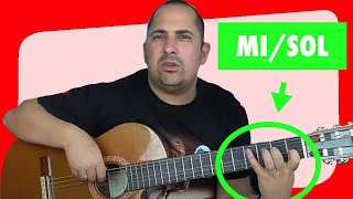 Acorde guitarra MI con bajo en SOL sostenido EG MISOL Eng subs