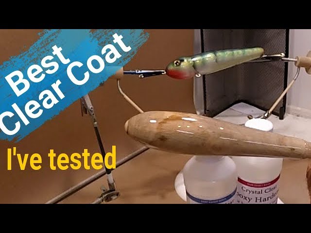 HOW to CLEAR COAT fishing lures