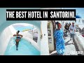 Santorini Epic Room tour with a cave pool | Where to stay Santorini vlog