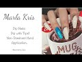 DIY Dip Powder Nails | Dip with Tips with My NON-DOMINANT Hand!!