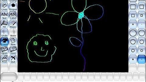 Making a "rainbow scratch-off" in Tux Paint