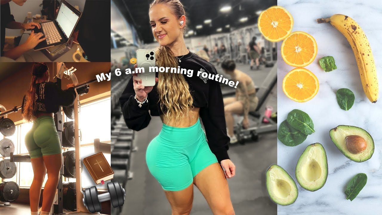 My realistic 6 a.m morning routine | Gym Edition
