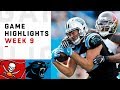 Buccaneers vs. Panthers Week 9 Highlights | NFL 2018