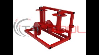 Ролик кабельный угловой  РКУ-1П . Купить угловые кабельные ролики Tantool