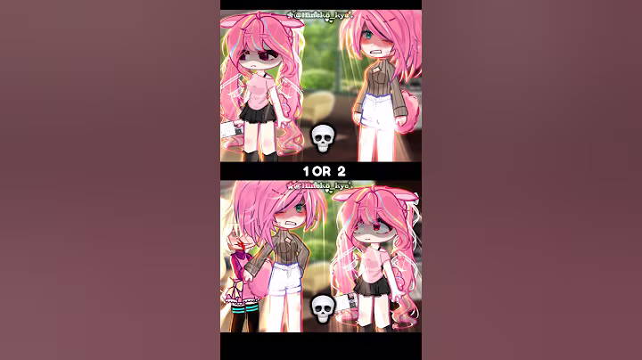 1 OR 2 EXPOSED🤯💀 cr@itzmichell  #gacha #gachaclub #trend #gachalife #viralshort #memes #edit