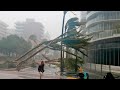 The destructive winds of Hurricane Fiona hit Punta Cana, the Dominican Republic
