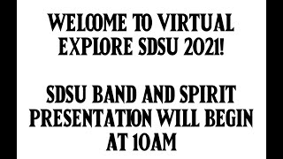 Explore SDSU - Band/Spirit - Fall 2021
