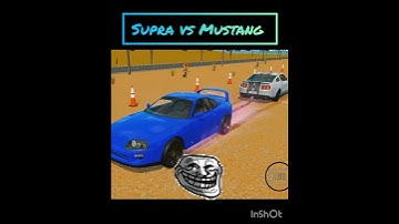 Supra vs Mustang #automobile #phonk  #trending  #gaming #viralvideo #games #supra #mustang #tochan