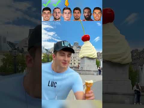 Havertz VS Rabiot VS Dybala VS Suarez VS Turan VS Ronaldo Healthy Food Challenge🍗