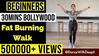DWD#39 | BEGINNERS - 30MINS - FITNESS WALK AT HOME - 2 MILES - Bollywood Dance Workout
