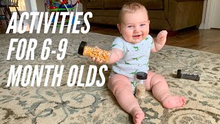 ACTIVITIES FOR 6-9 MONTH OLD BABIES - Sensory Play