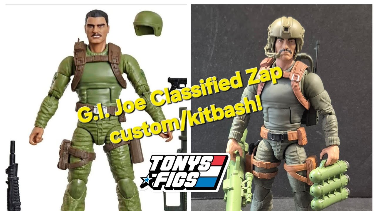 G.I. Joe Classified Zap custom/kitbash!