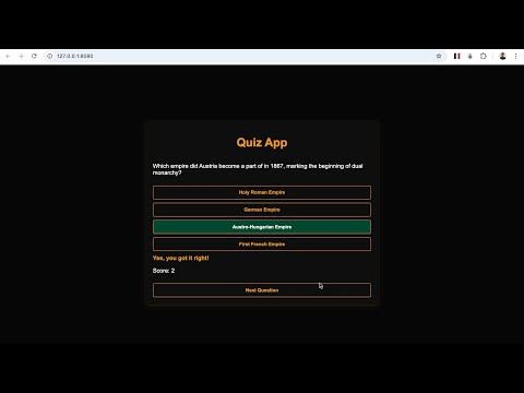 OpenAI Quiz App