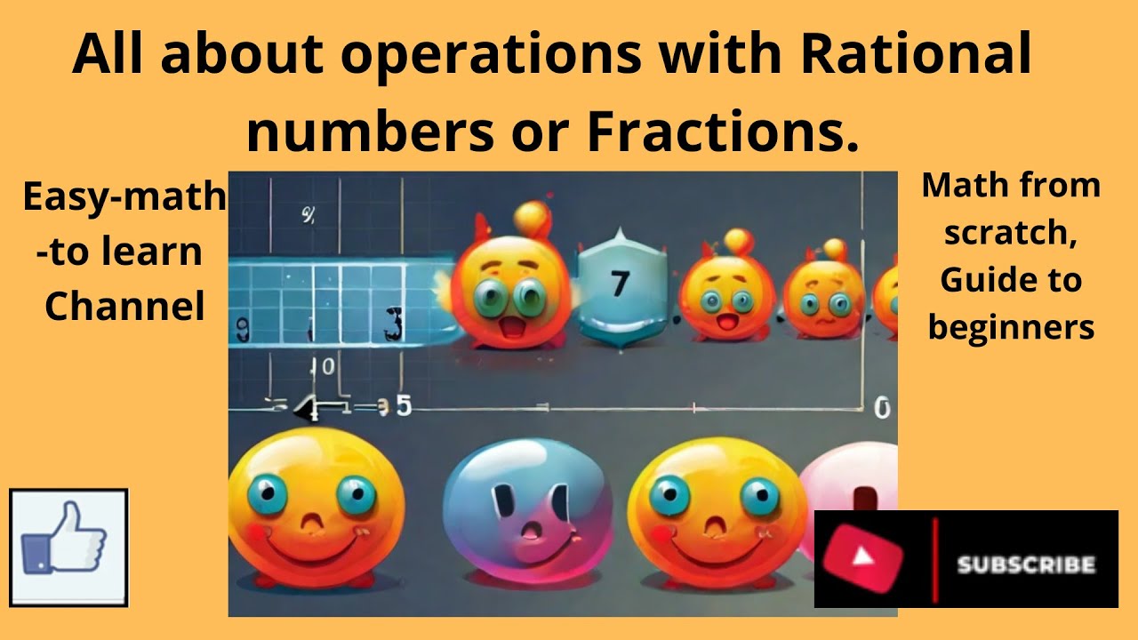 Operations with Rational or Fractional numbers. - YouTube