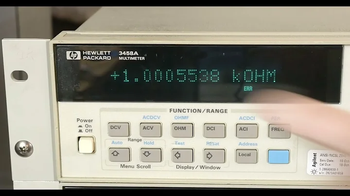 #2419 Agilent 3458A 8.5 Digit Multimeter (part 14 of 16)