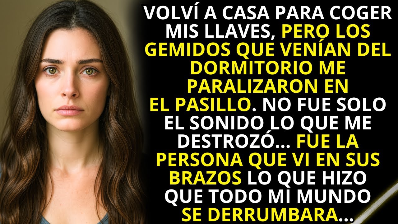 Volví a casa para coger mis llaves, pero lo que oí desde el dormitorio me dejó paralizada…