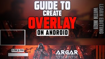 How To Creat  Stream Overlay On Android In Pixellab Without Using PS Touch || By MB Studio ||