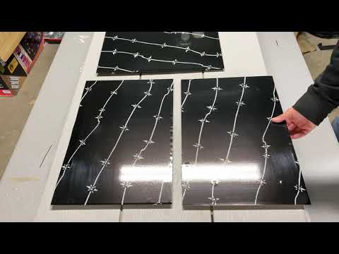 How to apply graphics on a arcade1up riser using the wet method with Soapy Water and Windex. from Retro Lizard