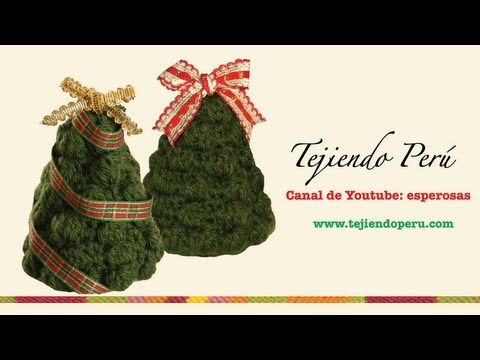 Bolsa árbol de Navidad, crochet, parte 2